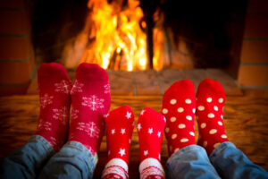 Comfort Family Socks Fireplace Chilly Warm Winter E1513187102384