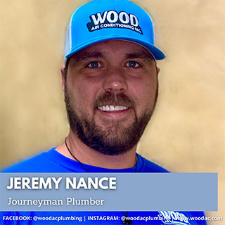 Jeremy Nance, Journeyman Plumber