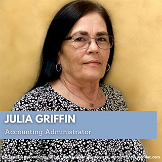 Julia Griffin, Accounting Administrator