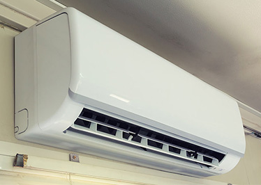 Ductless AC on wall